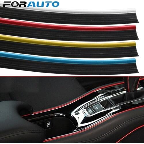 3 Meter Dashboard Edge Universal Trim Line Protection Strip Car Door Decor Strip DIY Edge Sticker Interior Mouldings Decoration