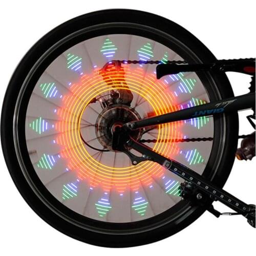 Weimostar 16 LED Bicycle Spoke Light Tail Light Motorcycle Cycling Bicycle Bike Wheel Signal Tire Spoke Light 32 Changes 3 Modes