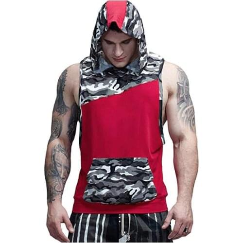 2021New collection Mens summer sports leisure camouflage color combination waistcoat men slim breathable vest sleeveless vest
