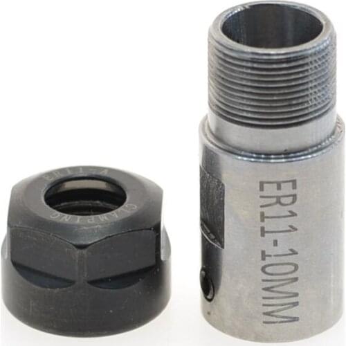 1pcs ER11 chuck chuck motor shaft extension rod spindle lathe tool 5mm 6.35mm 6mm 7MM 8MM 10MM milling and boring C16-ER11A-35L