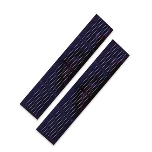1Pcs Free Shipping Sample 2V 170mA 130x27mm PET Laminated Monocrystalline Silicon Solar Cell, Solar Panel