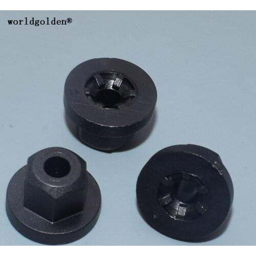 Worldgolden 100pcs Plastic Nut for BMW#16-13-1-176-747 16131176747 Mercedes#003-990-02-51(0039900251)71442
