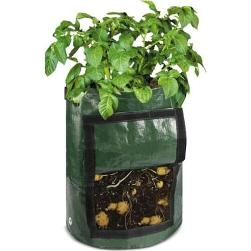 4Pcs Large Potato Grow Bags Garden Vegetable Plant Bag Thickened Breathable Vertical Glow Bag for Onion Sweet potato Tomato