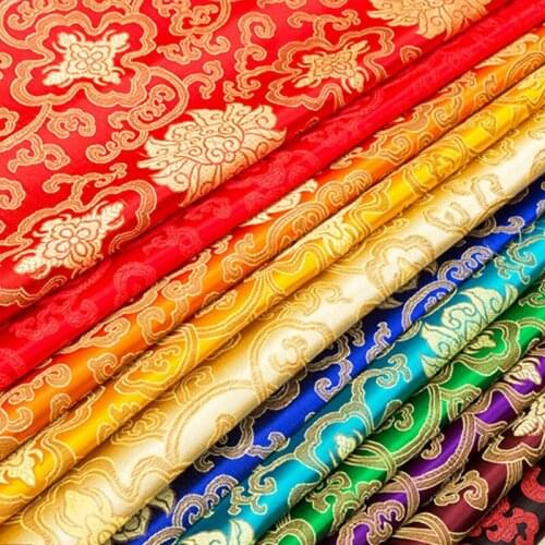 500cm*90cm High-density nylon brocade satin cloth cushion pillow fabric antique costume brocade cloth health medicine cloth