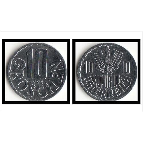 Austria 10 Groschen Coin Europe New Original Coins Unc Commemorative Edition 100% Real Rare Eu Random Year