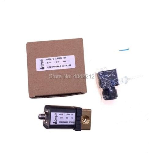 Free shipping 2pcs/lot 100004440/ A11482274 solenoid valve electromagnetic valve for CompAir screw air compressor parts