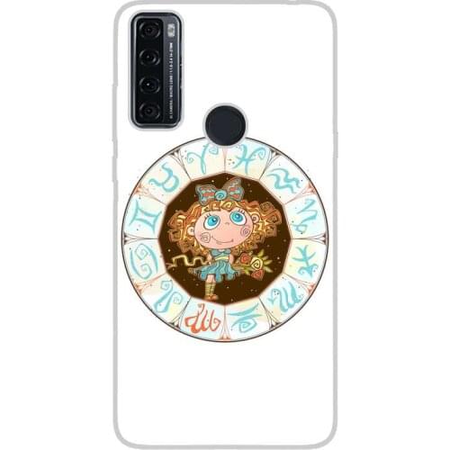 Compatible with TCL-20-SE-4G silicone gel tpu case cover case custom drawing design shockproof horoflakes 011 case