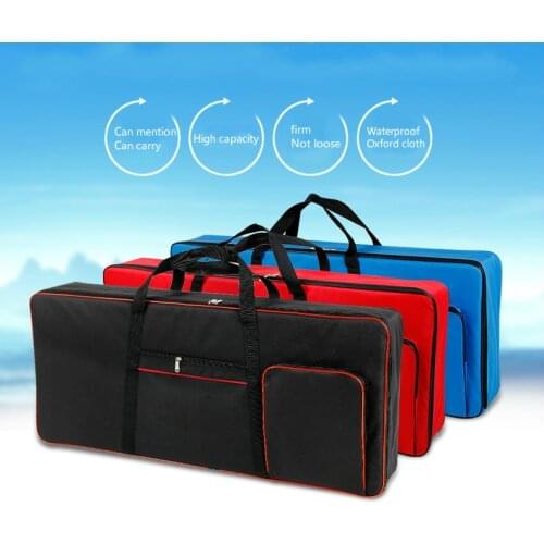 61 Key Keyboard Gig Bag Case,Portable Durable Keyboard Piano Waterproof 600D Oxford Cloth with 10mm Cotton Padded Case Gig Bag