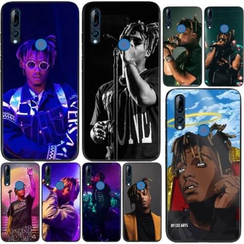 ZFGHSHYQ Rap Juice Wrld Black Soft Silicone Phone Case For Huawei P20 30 40 Pro Mate 20 30 40 Pro Honor 9x 10 30lite Y62019