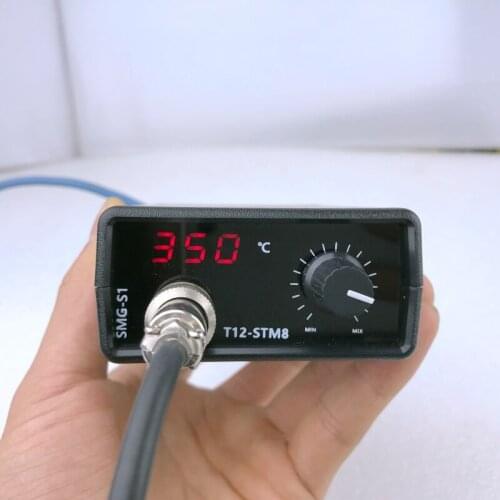 T12 Soldering Station Electric Soldering Iron Digital Display Portable Cabbage Mini Diy Thermostatic with Sleeping Soldering Sta
