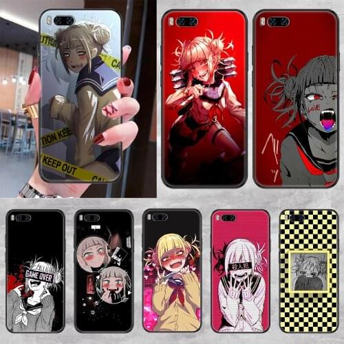 Himiko Toga Phone case For Xiaomi Mi Max Note 3 A2 A3 8 9 9T 10 Lite Pro Ultra black silicone waterproof trend cover 3D bumper