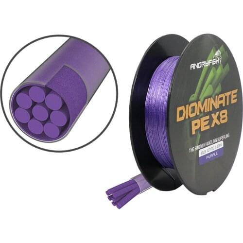 Angryfish Diominate PE X8 300M/500M Braided Fishing Line Multifilament Saltwater PE Line Carp Fishing 18 20 30 40 50 80LB