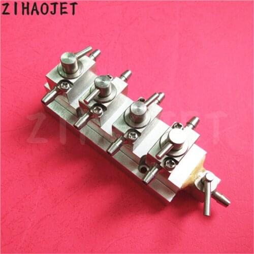 Hot sales !!! Large format printer printhead cleaning 3 way cleaning valve units assembly 4 unit metal hand valve Flora Infinity