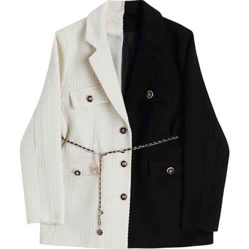 LJHXYPLYT Women's Tweed Blazers