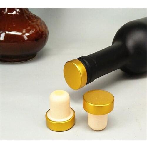 New 300pcs T-shape Wine Stopper Silicone Plug Cork Bottle Stopper Red Wine Cork Bottle Plug Bar Tool Sealing Cap Corks For Beer
