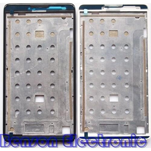 BaanSam New LCD Holder Screen Front Frame For Lenovo A880 A889 Housing Case Replacement Parts With 3M Adhesive