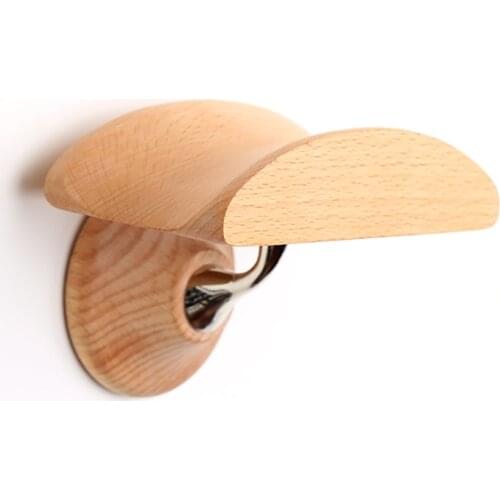 28EA Headset Stand Head phone Holder Solid Supporting Bar Flexible Walnut for All Headphone Sizes Beech Wood Material