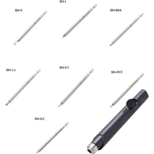 77JA SH72 Portable Electric Iron Anti-Skid Handle Mini Welding Table DC 12V-24V Constant Temperature 220-4000â