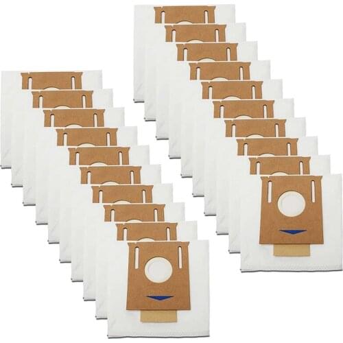 HOT！-20 Pack Vacuum Dust Bag For ECOVACS Deebot T8 AIVI / T8 / N8 Pro Plus / N8 Pro Robot Vacuum And Mop Cleaner Accessories