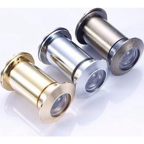Adjustable Home Security 180 Degree Wide Angle Door Viewer Brass Sight Peephole For Home Tools