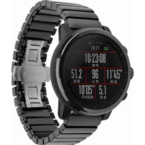 22mm Ceramic Watch band For Amazfit Stratos watch 2 Samsung Gear S3 Frontier/Classic Galaxy Watch 3 Active 2 Replacement band