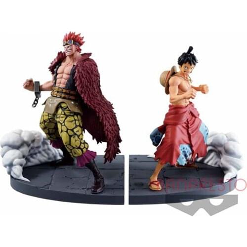 Tronzo Original 15cm BANDAI ONE PIECE LFS log record Eustass Kid Monkey D. Luffy PVC Action Figure Collectible Model Toy