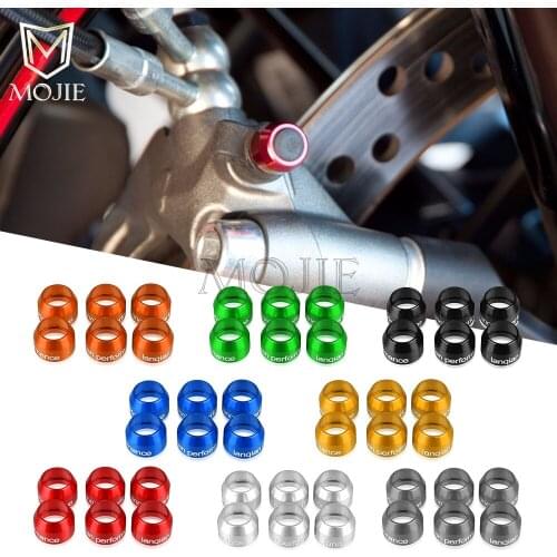 Motorcycle Universal Billet Bleed Valve Cover Kit For SUZUKI GS550 GSX550E GV700 VS700 GSX 600F 750F Katana RF600R RG500 GS300
