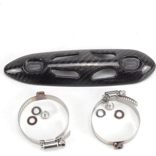 40-63mm motorcycle exhaust muffler pipe Carbon Fiber Protector Heat Shield Cover Guard Anti-scalding cover for Yamaha R15 125cc
