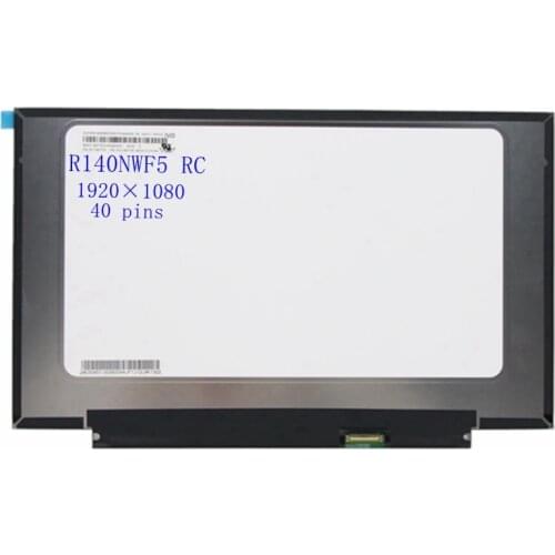 14.0"inch IPS laptop Lcd screen R140NWF5 RC FRU : 5D11B07706 with Touch FHD 1920×1080 40 pins