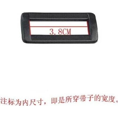 FreeShipping 50pcs38mm Black Plastic rectangular type Ring Diy Buckle handmade accessories for Purse Bags and Handbag hardwears
