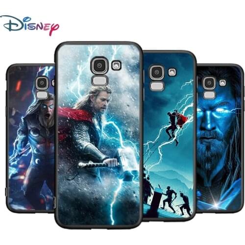 Black Soft Thor Tales Of Asgard For Samsung Galaxy J8 J7 Duo J6 J5 Prime J4 Plus J3 J2 Core 2018 2017 2016 Phone Case