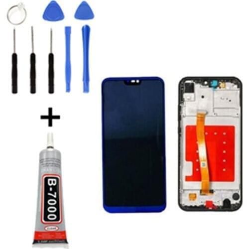 FOR Huawei P20 LİTE LCD Display Touch Screen Replacement No Dead Pixel AAA + + + Quality