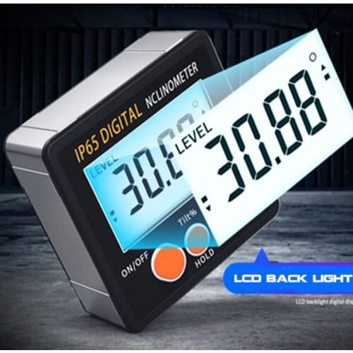 Cheap price 100mm Inclinometer with magnetic base protractor tilt level Meter Angle Finder Inclinometer