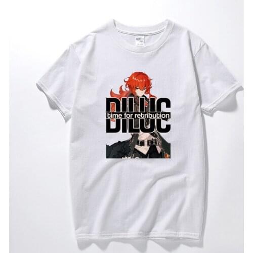 Genshin Impact T Shirt Unisex Kawaii Clothing Summer Harajuku Men Hot Game Graphic Tees Cartoon Anime Shirts Top Cotton T-shirts