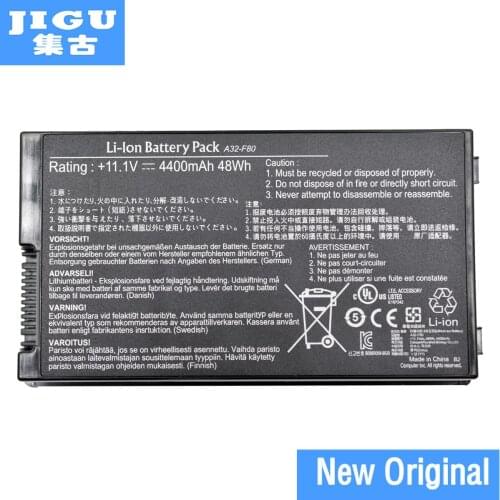 JIGU A32-F80 F80A F80H Original laptop Battery For Asus F80 F80Cr F80s F81 F81E F81Se F83 F83Cr F83E F83S F83V F83T K41 K41E