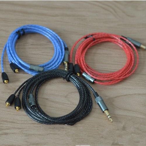 MMCX Cable For Shure SE215 SE315 SE425 SE846 interface Earphone Replacement Detach fone de ouvido Cables for iPhone Android
