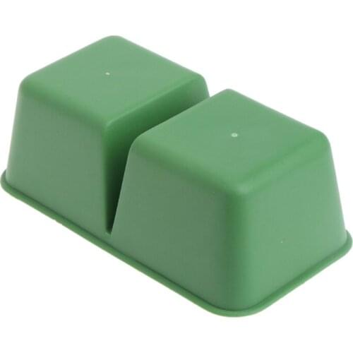 Double Bowl Bird Feeder Cage Dual Water Drink Eating Device Parrot Pigeon Trough