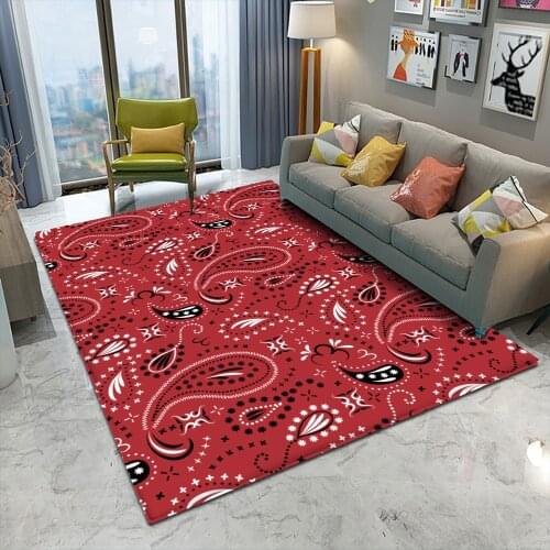 2021 New Decor Rug Nonslip Paisley Style Colorful Pattern Rug Floor Mat Living Room Bathroom Kitchen Living Room Bedroom Carpet