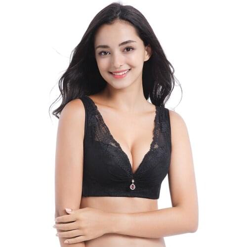 Lace large size bra sexy comfortable slim underwear bra female bra CDE cup