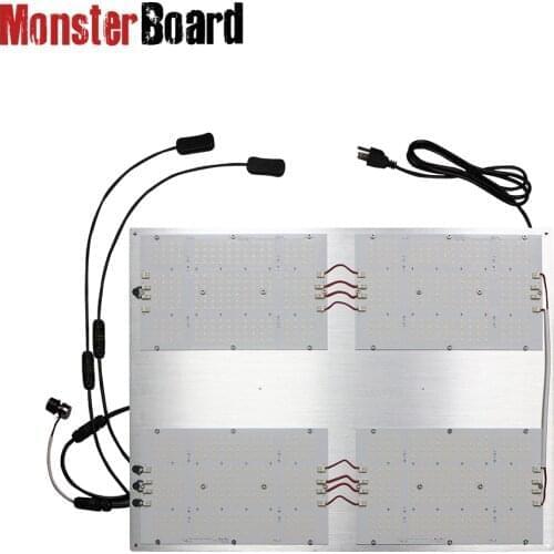 Hot Sale Geeklight Emerson Effect 480w V4 plus Led Grow Light mars qb288 lg 550 Samsung lm301h with Cree UV IR Switch hydro kits