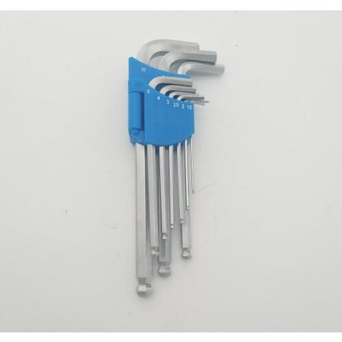 NAN-YU 9pc Long Ball Hex Wrench Set NY-JCQ9P