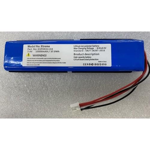 HST New Battery 10000mAh/7.4V GSP0931134 Battery for JBL XTREME Xtreme Speaker Batteries
