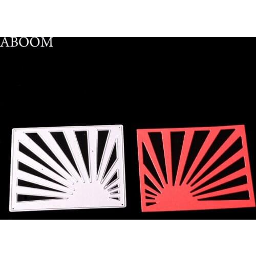 ABOOM New Frame Rectangle Metal Carbon Steel Cutting Dies Embossing Folder Paper Cutting Dies Scrapbooking Photo DIY Paper Mold