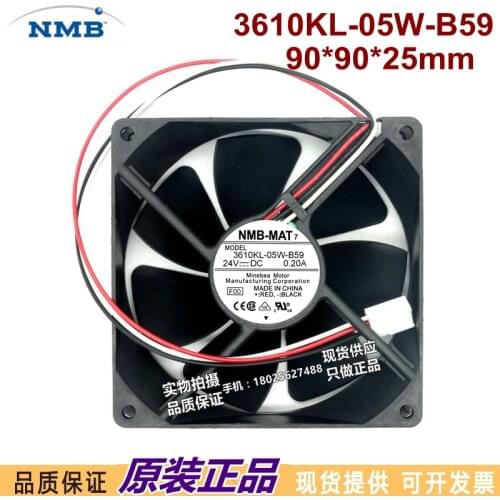 New original NMB-MAT7 3610KL-05W-B59 9cm 24V 0.20A 9225 three-line inverter industrial computer fan