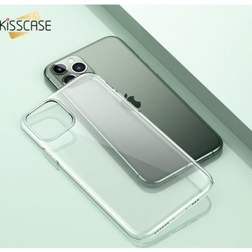 KISSCASE Clear Transparent Phone Case For iPhone 12 Pro Max 11 X XR XS Max 6 6S Plus 7 8 Plus 5 5S SE Soft TPU Back Cover Skin