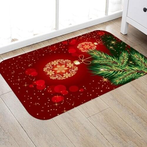 Merry Christmas Door Mat Rug Printed Shoes Off Doormat Home Welcome Rug Modern Kitchen Carpet Microfiber Rugs for Kitchen