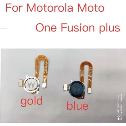 1PCS Home Finger Reader Fingerprint Reader Touch ID Sensor Return Key Home Button Flex Cable For Motorola Moto One Fusion