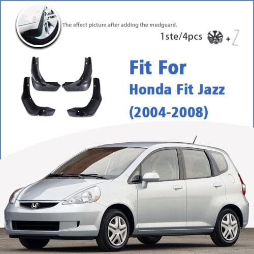 Mudguard For Honda Fit Jazz Hatchback 2004 2005 2006 2007 2008 Front Rear 4pcs Mudflaps Mudguards Splash Guard Fender Mud Flap