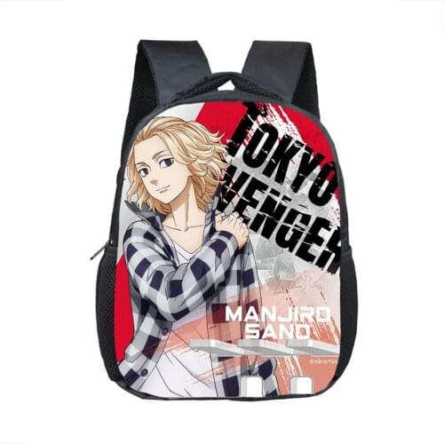 12 Inch Students Backpack Kids Cartoon Schoolbag Men Women Anime Travel Rucksack Boys Girls Knapsack Children Gift