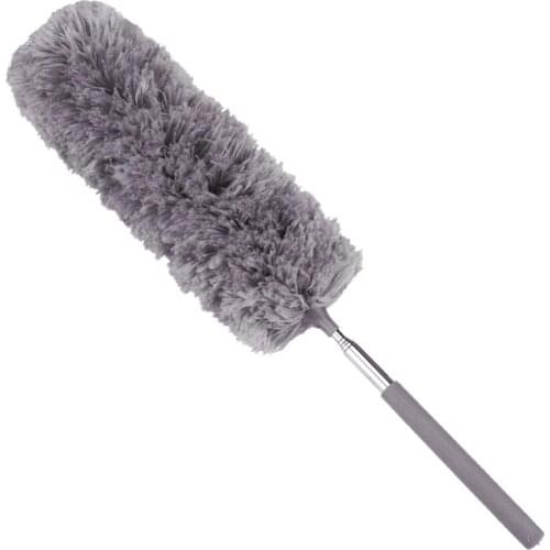 Superfine Fibe Adjustable Stretch Extend Microfiber Feather Duster Dusting Brush Soft And Stain Resistant Cleaning Tool